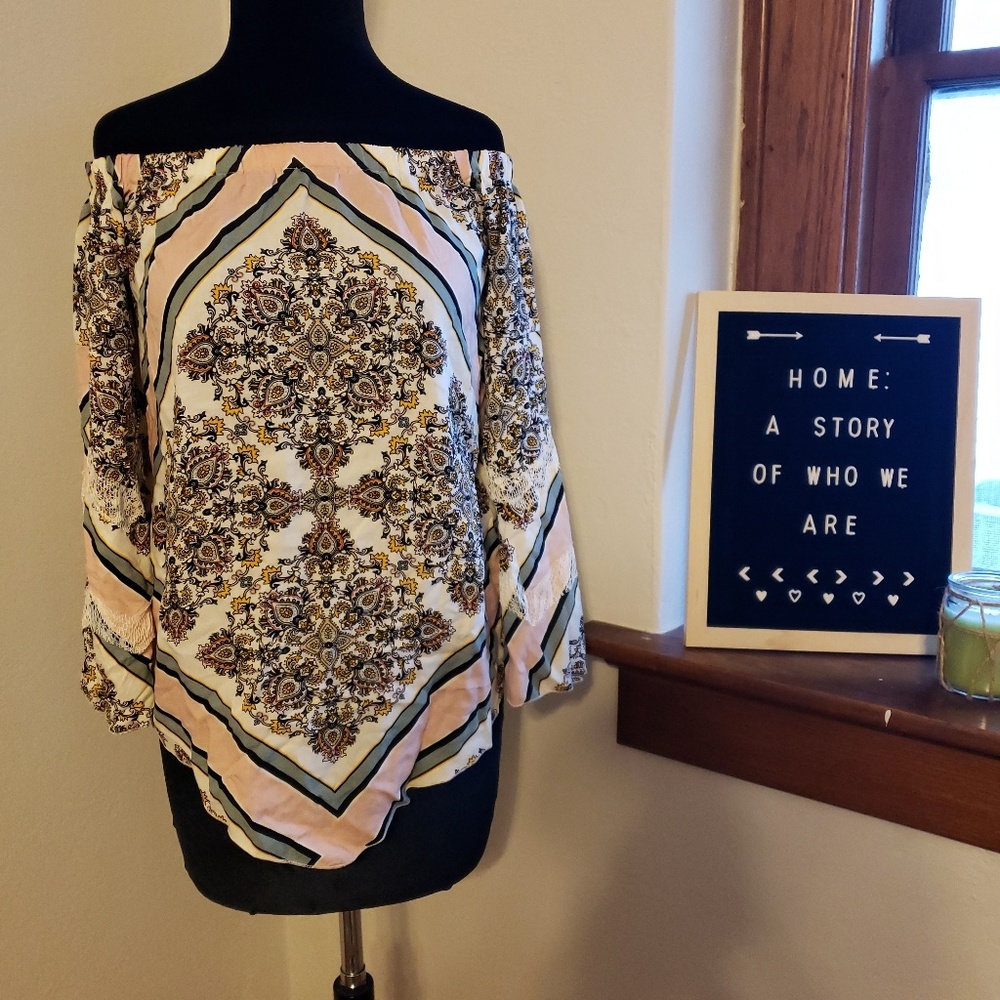 NWT Charlotte Russe Off Shoulder Top XS